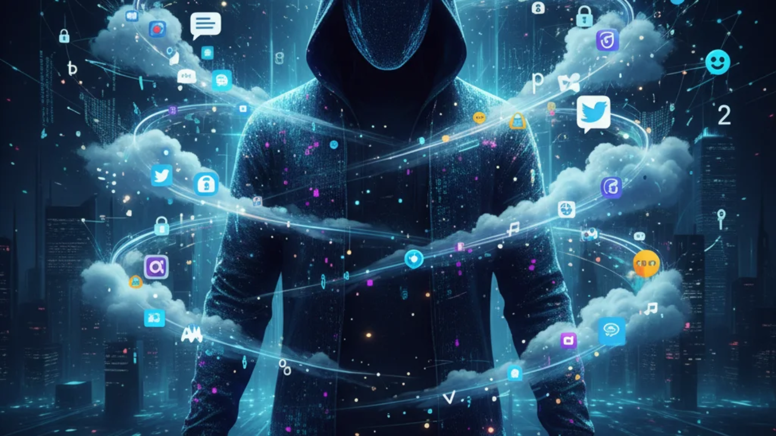 Anonibs concept illustration showing digital anonymity, risks, and benefits in online communication