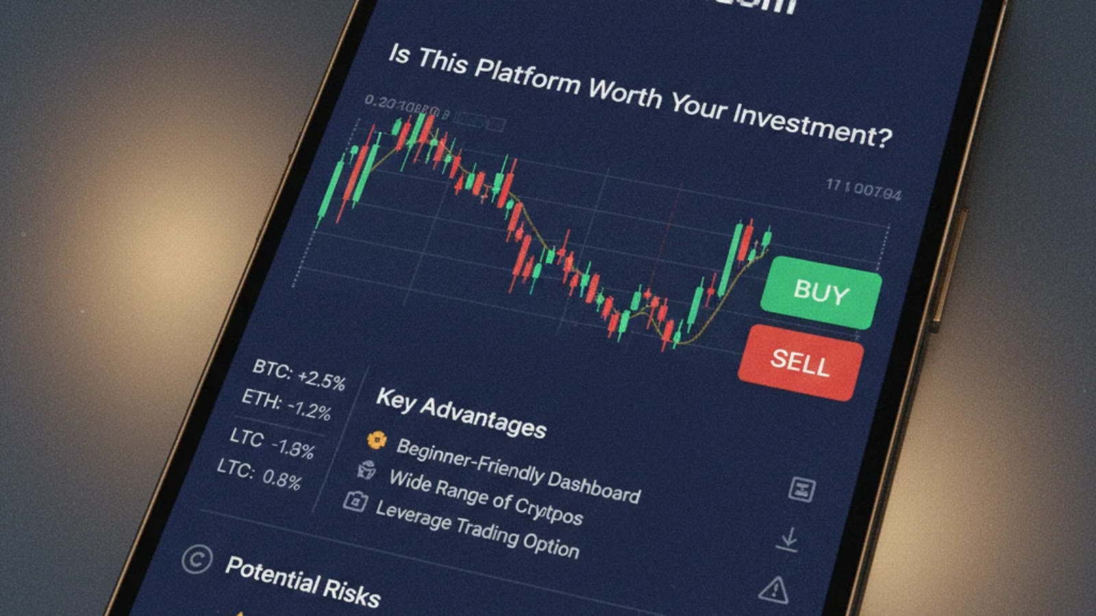 Crypto30x.com trading platform dashboard screenshot