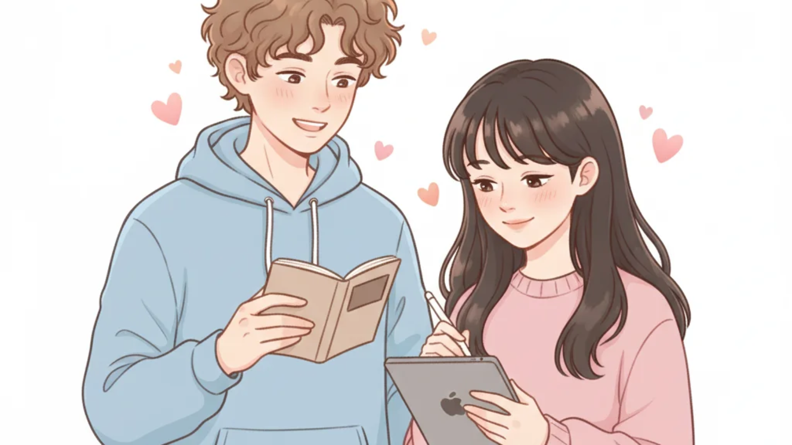 Soft pastel character illustration in Doujen Moe style.