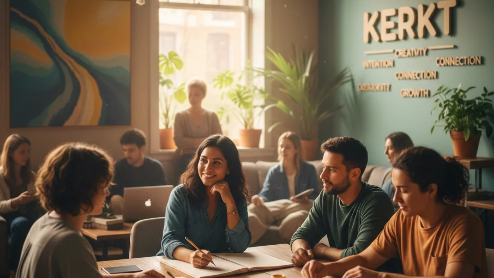 Kerkt concept illustrated as creativity, connection, and personal growth in modern life
