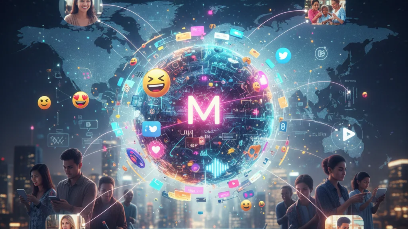 Messonde concept representing meaning, communication, and digital relevance in the modern online world