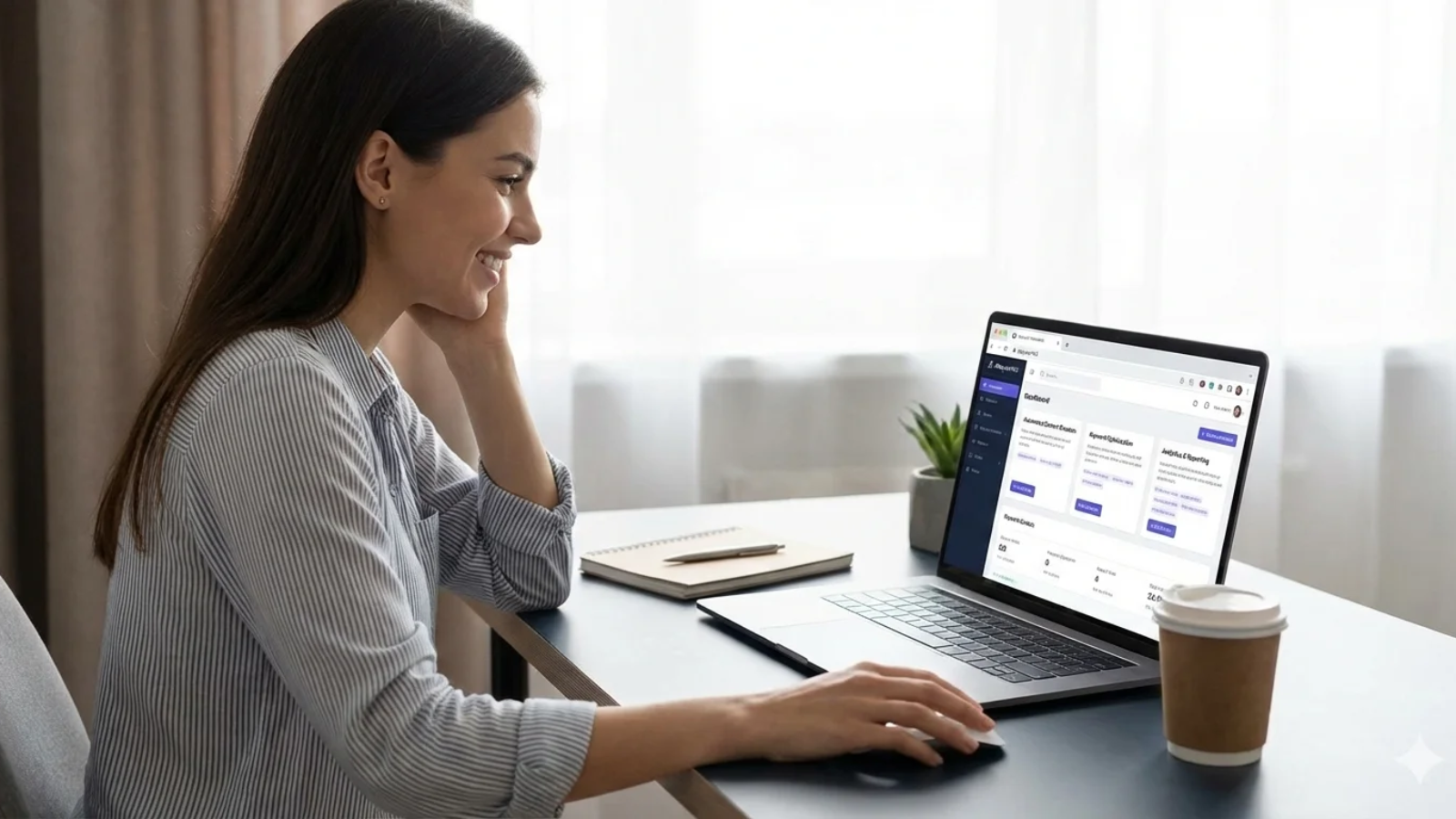 "Digital marketer using Adsy.pw/hb3 platform for automated content creation, keyword optimization, link building, and analytics."
