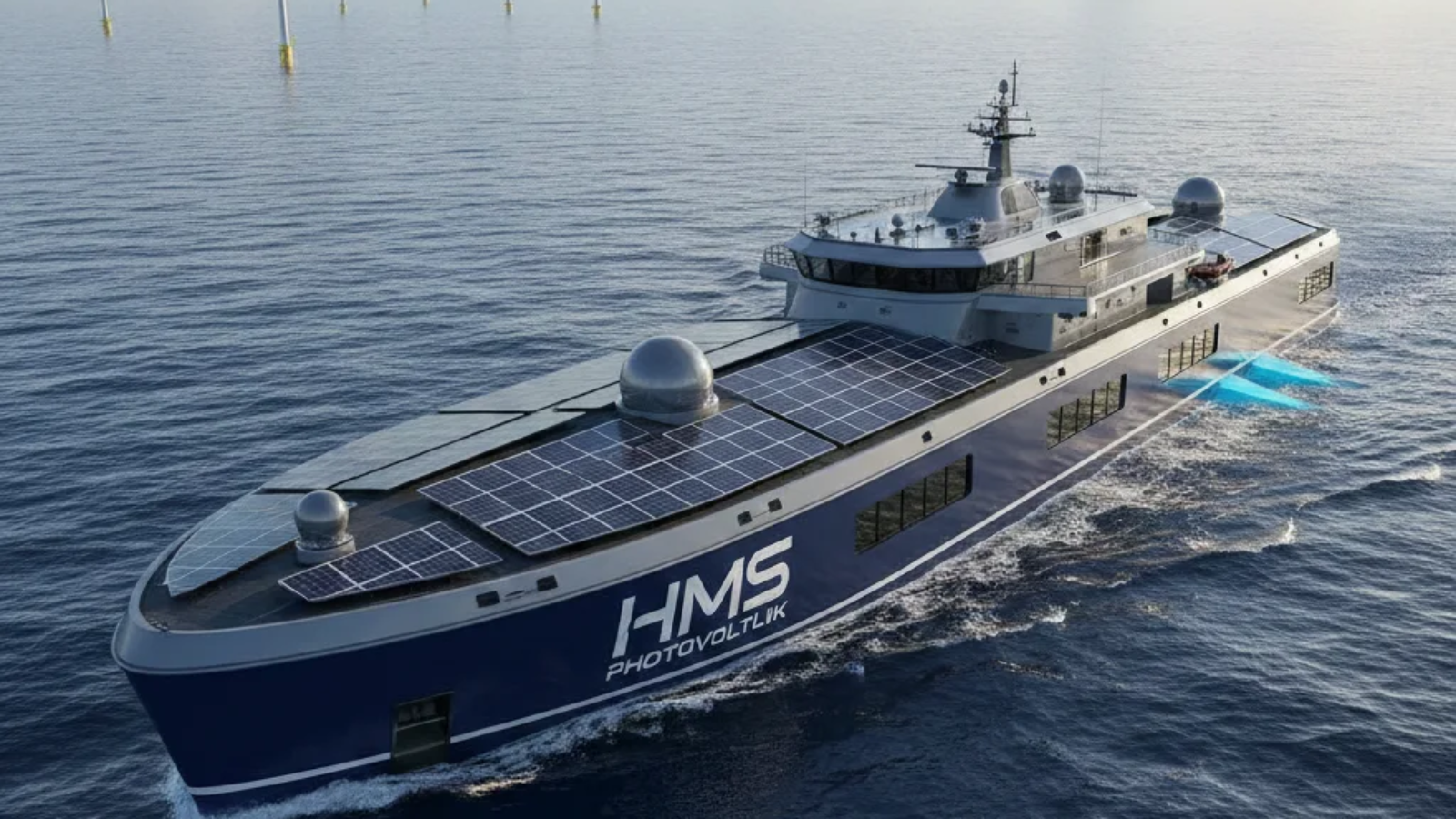 HMS Photovoltaik solar panels converting sunlight into clean renewable energy