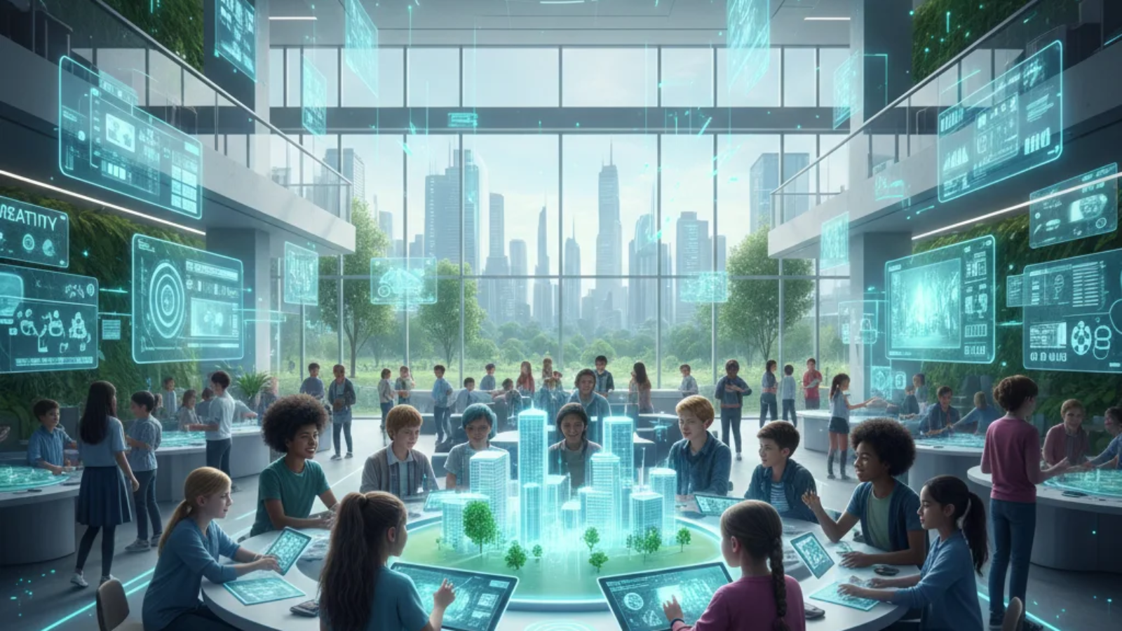 Nova Scola modern learning environment showcasing innovative education and student-centered teaching.