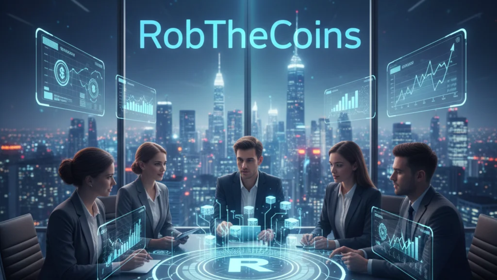 RobTheCoins platform dashboard showcasing digital currency trading and user interface