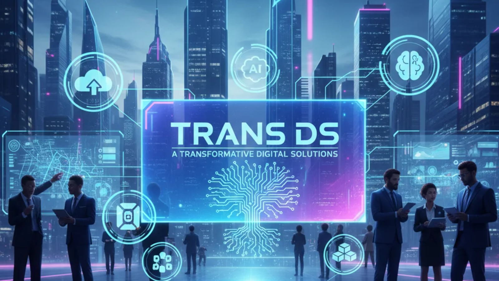 TransDS platform showcasing transformative digital solutions for modern businesses