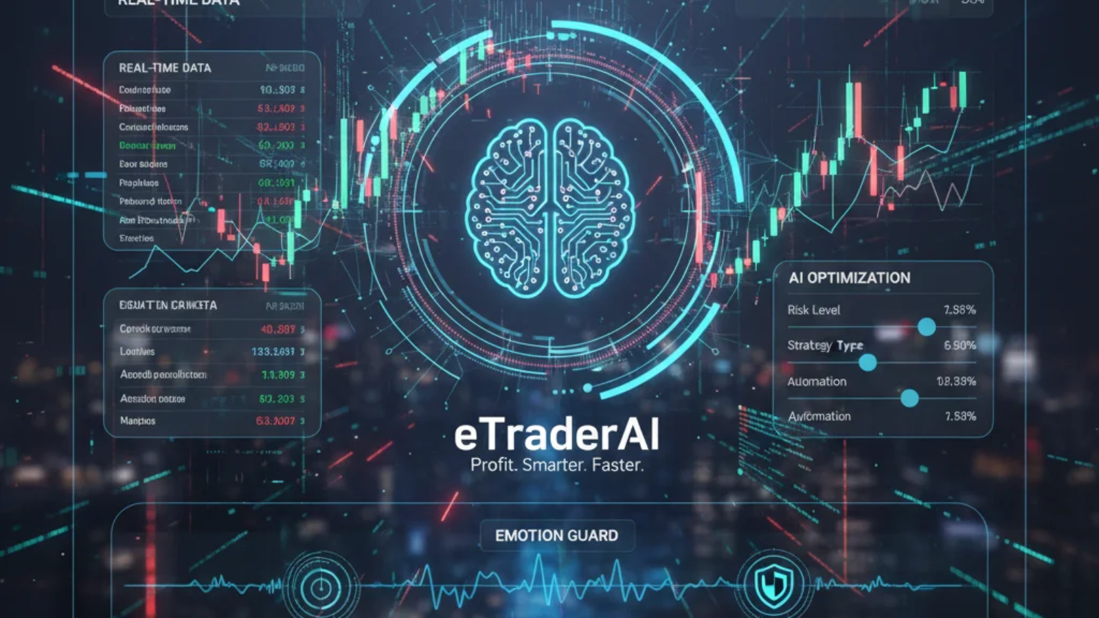 eTraderAI trading platform using AI insights to help traders analyze markets and make smarter profitable trading decisions