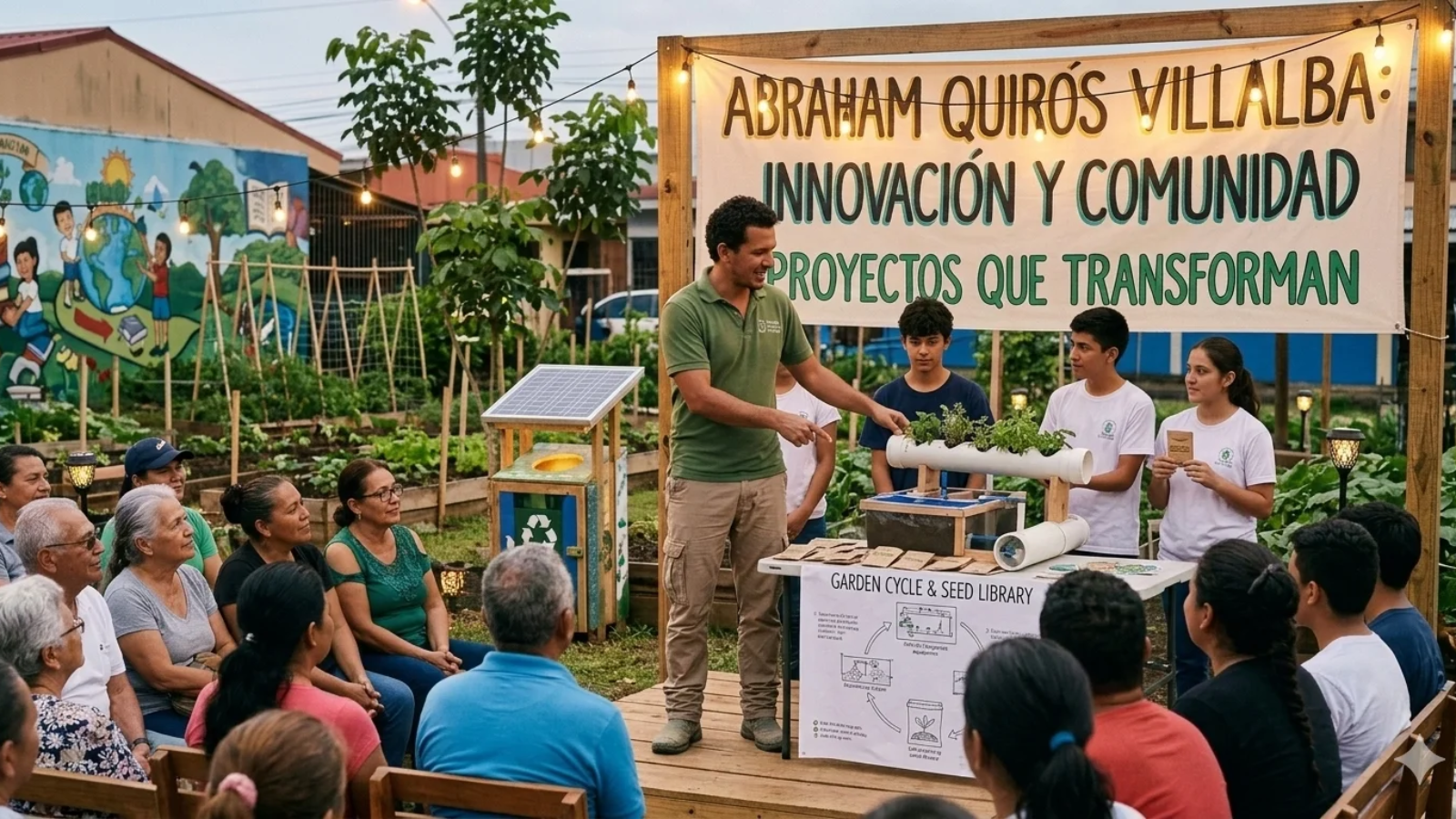 Abraham Quiros Villalba inspiring community change through innovative ideas and leadership